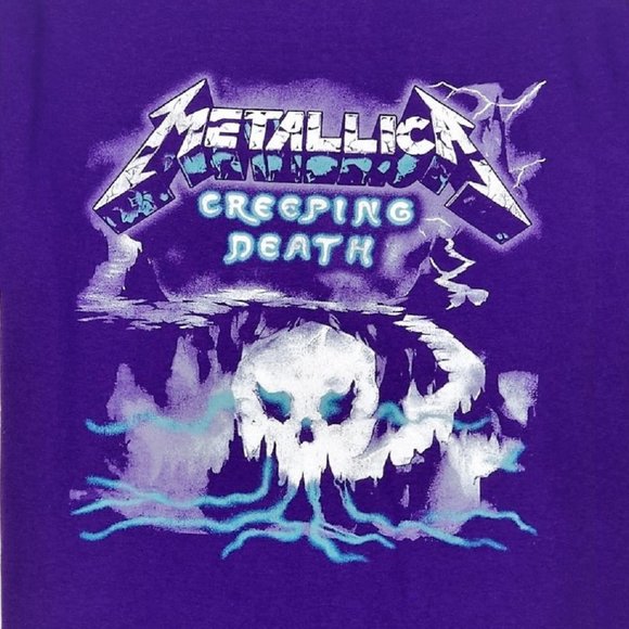 Metallica T-Creeping Death thrush metal rock Official Official T-Shirt L NWT - Picture 3 of 4